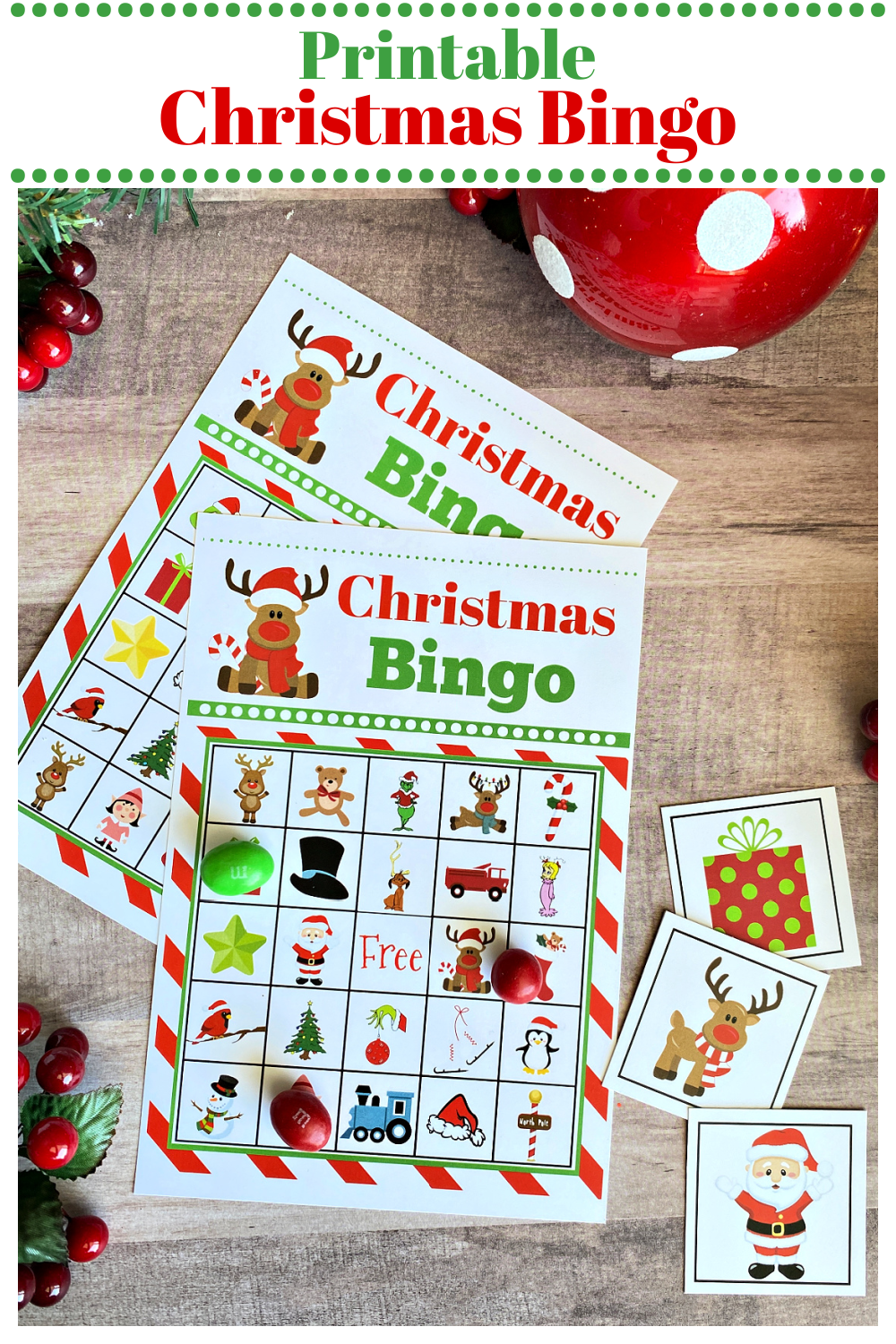 Printable Christmas Bingo. 