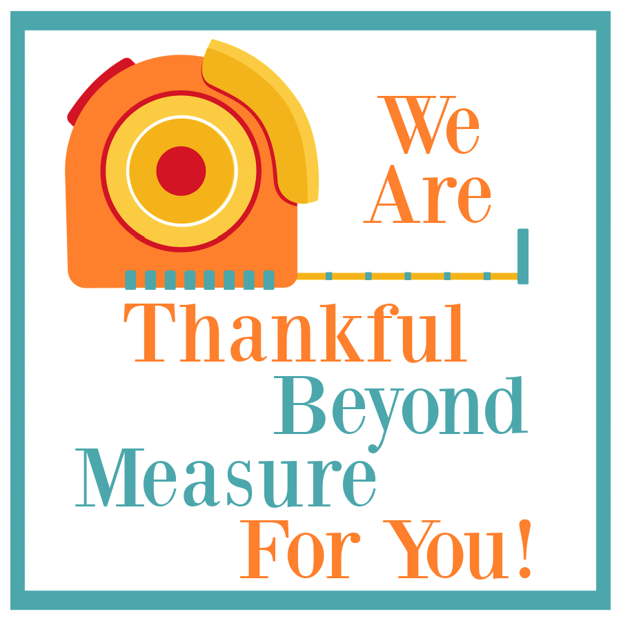 Thankful Beyond Measure Gift Tag
