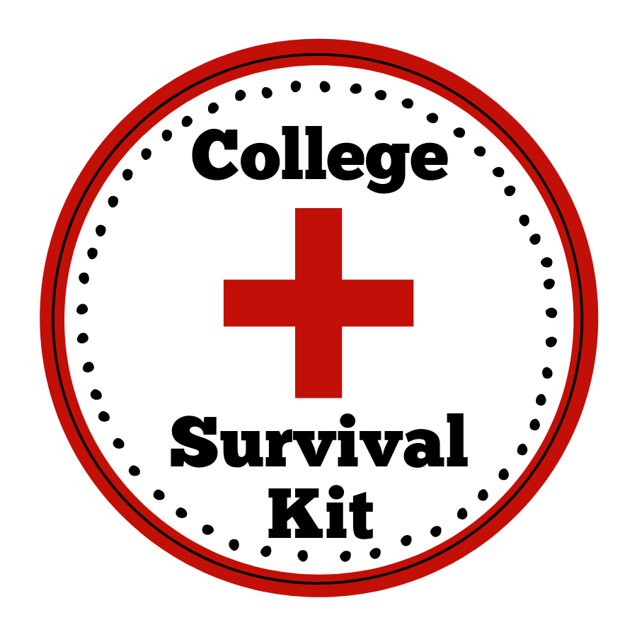 College Survival Kit Gift Tag