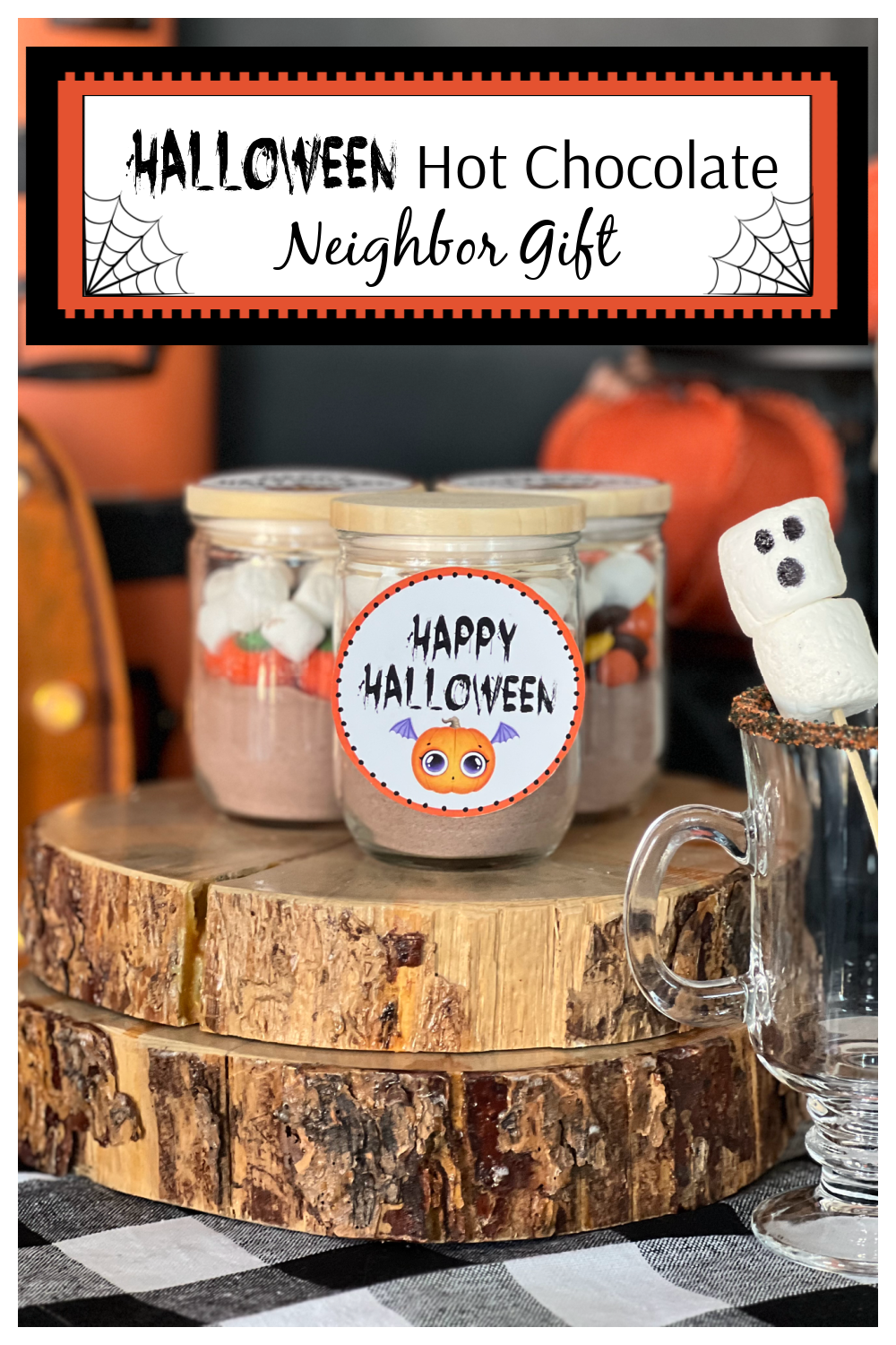 Cute Halloween Hot Chocolate Neighbor Gift: