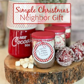 Christmas Hot Chocolate Neighbor Gift: