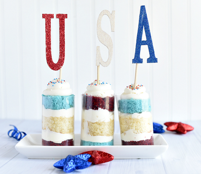 Easy 4th of July Parfaits: