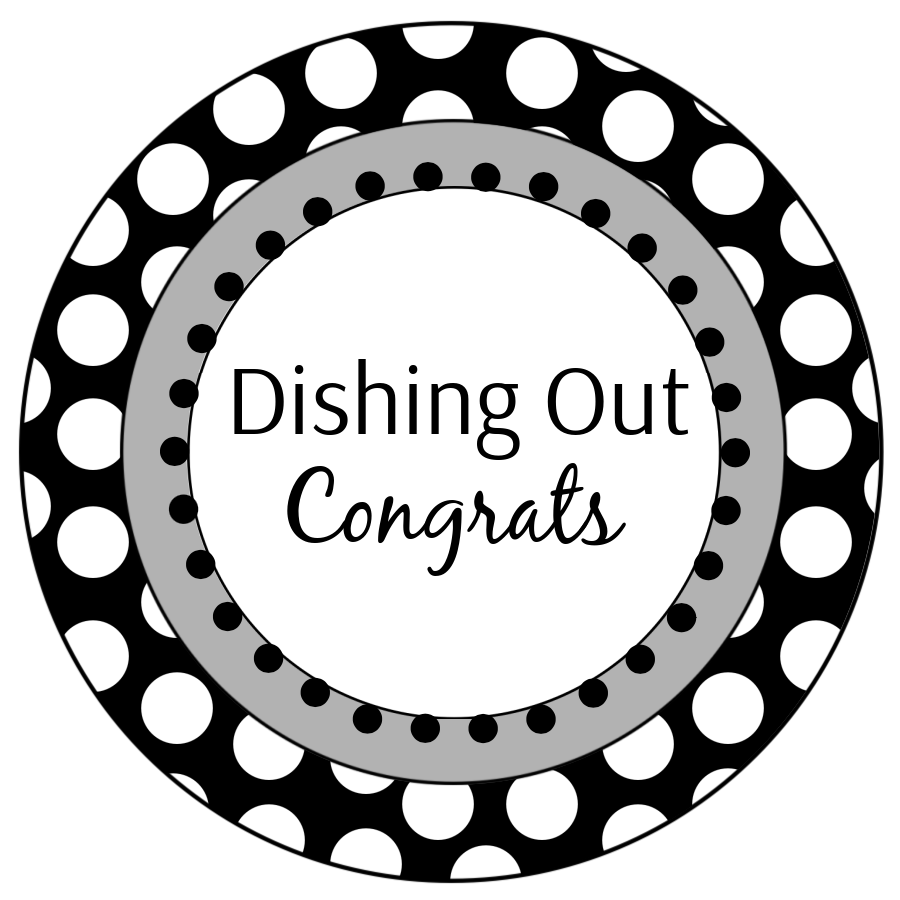 Dishing Out Congrats Graduation Gift Idea Tag: