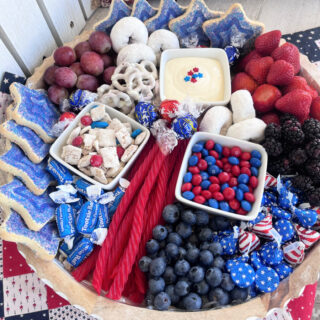 Patriotic Themed Charcuterie Board