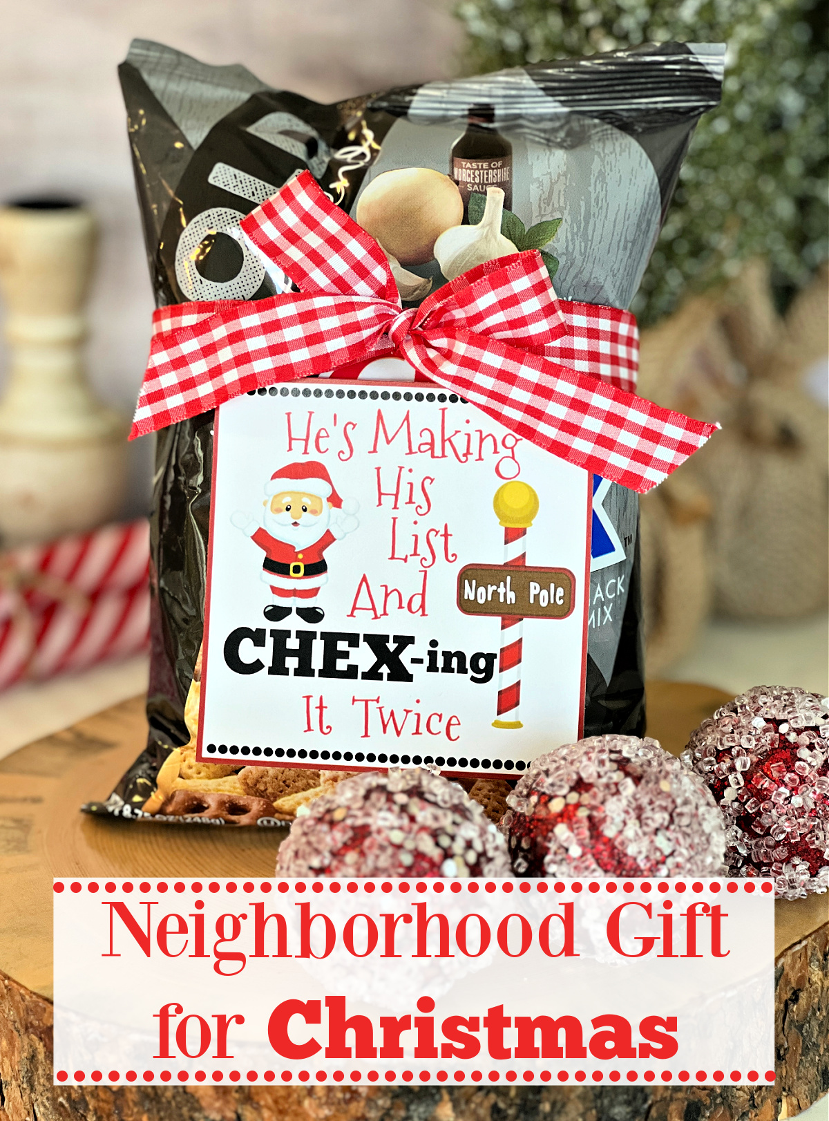 Chex Themed Neighbor Gift Idea: