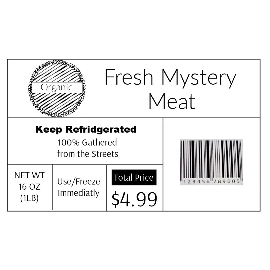 Rice Krispies Mystery Meat Tag for Halloween: